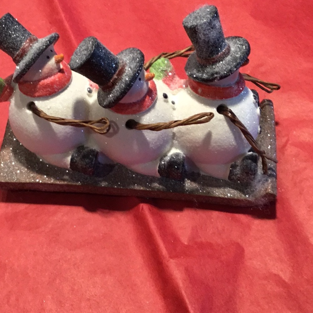 Snowmen Holiday decoration - Picture 2 of 4
